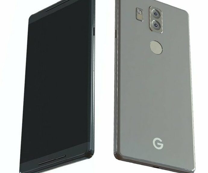 Google Pixel 2 leaked render