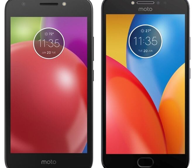 Moto E4 and Moto E4 Plus render