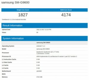 Samsung SM-G9600 Geekbench