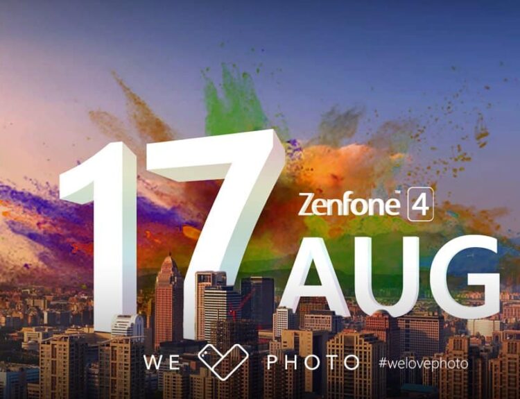 Asus Zenfone 4 teaser August 17