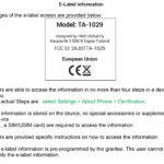 FCC Label of Nokia 2