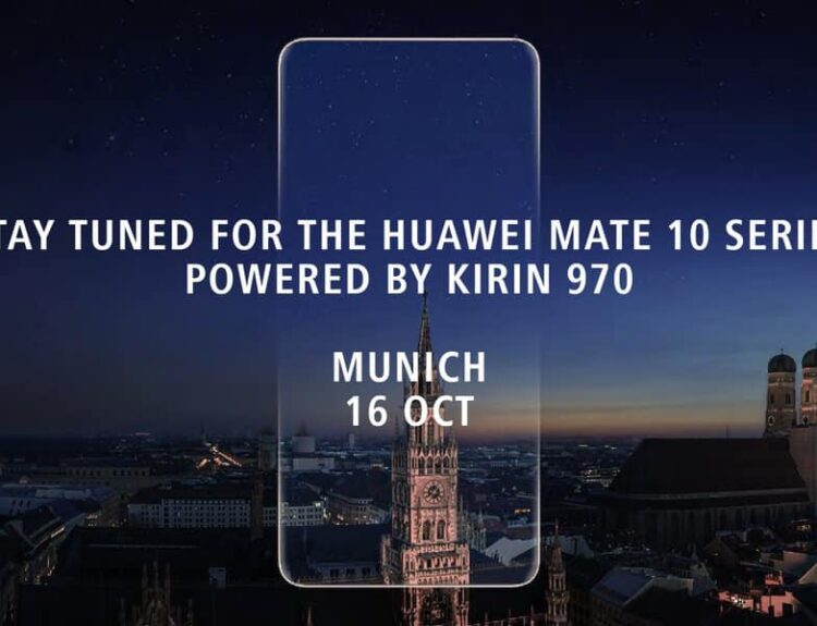 Huawei Mate 10 launch teaser