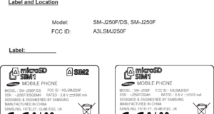 Samsung Galaxy J2 Pro (2017) FCC