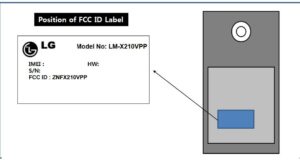 LG LM-X210VPP LG Zone 4 FCC