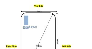 Nokia TA-1047 FCC dimentions