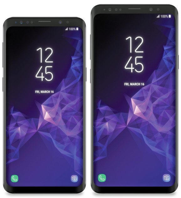 Samsung Galaxy S9 and S9+ leaked renders