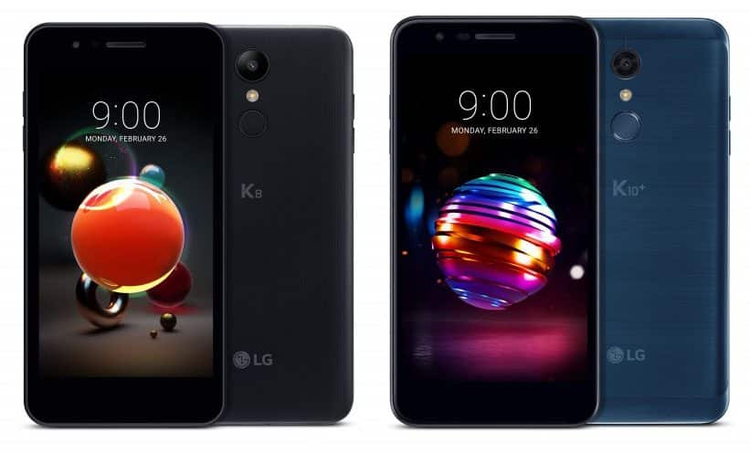 LG K8 2018 and LG k10 2018