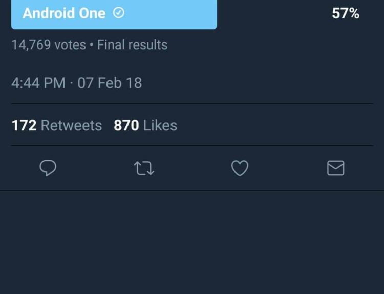 Xiaomi Android one VS MIUI Twitter poll