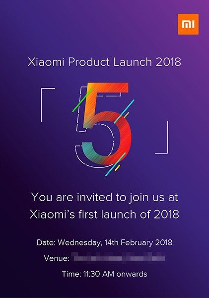 Xiaomi Redmi Note 5 India launch teaser February 15