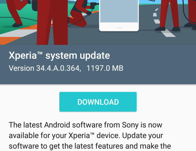 Xperia X Android Oreo Update