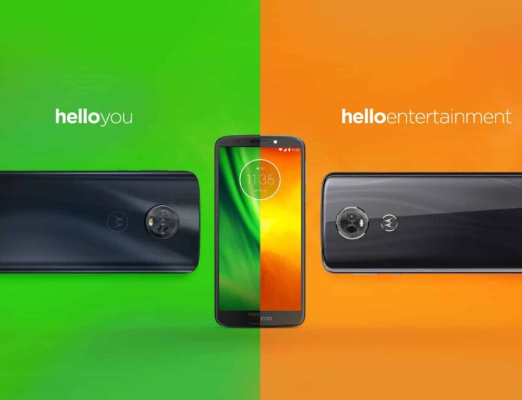 Motorola Moto e5 and Moto G6