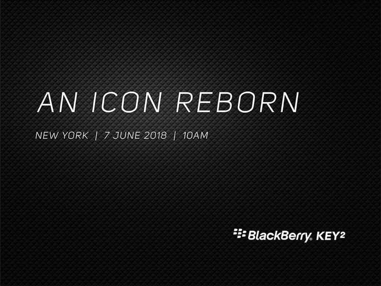Blackberry Key2 June 7 launch teaser