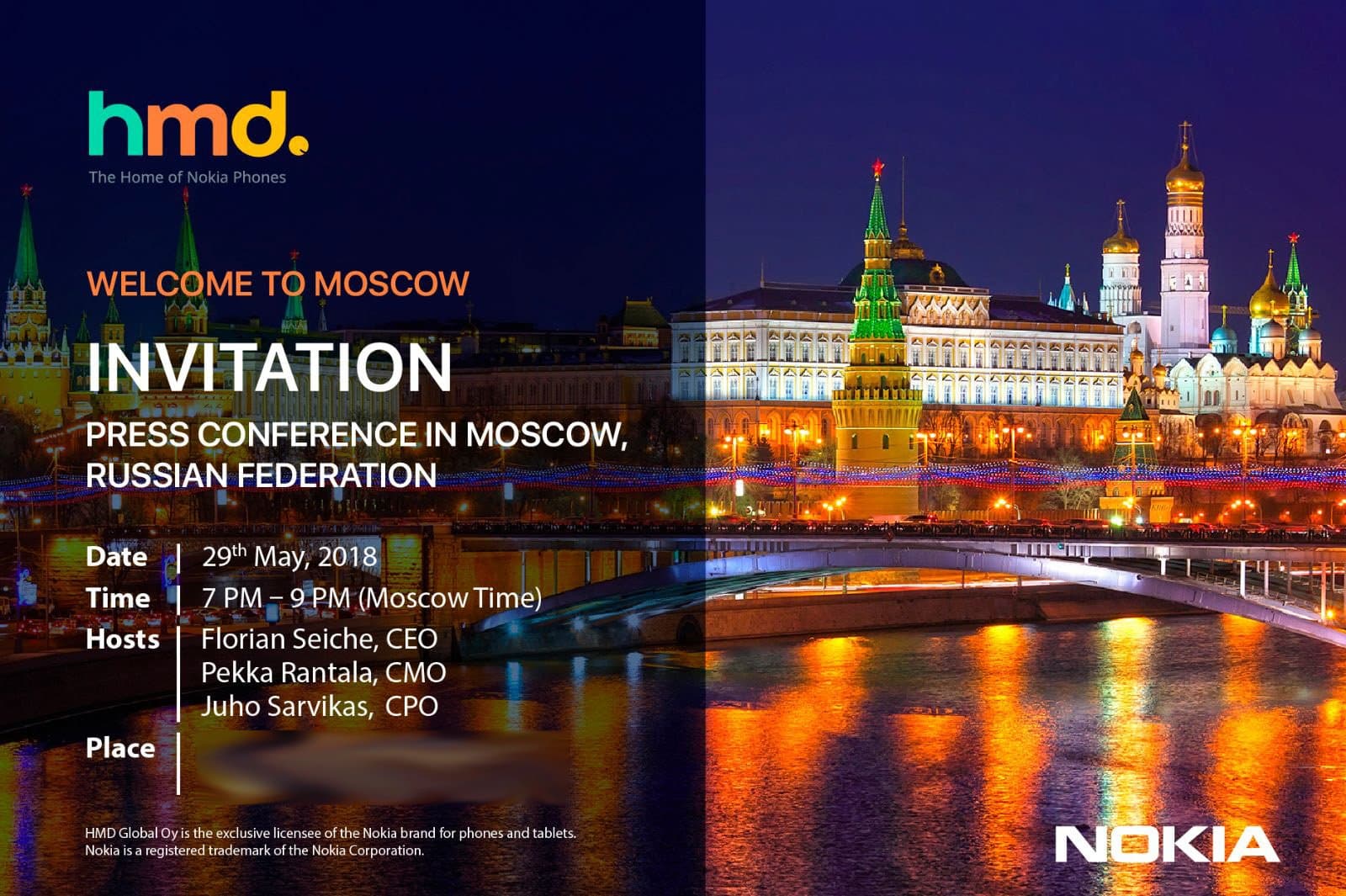 Nokia HMD Global May 29 event teaser