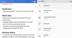 Nokia 6.1 Plus Android 9.0 Pie Beta update