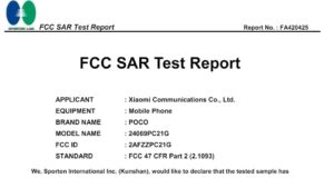 POCO F6 FCC