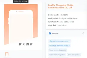 Realme GT 7 Pro RMX5010 TENAA